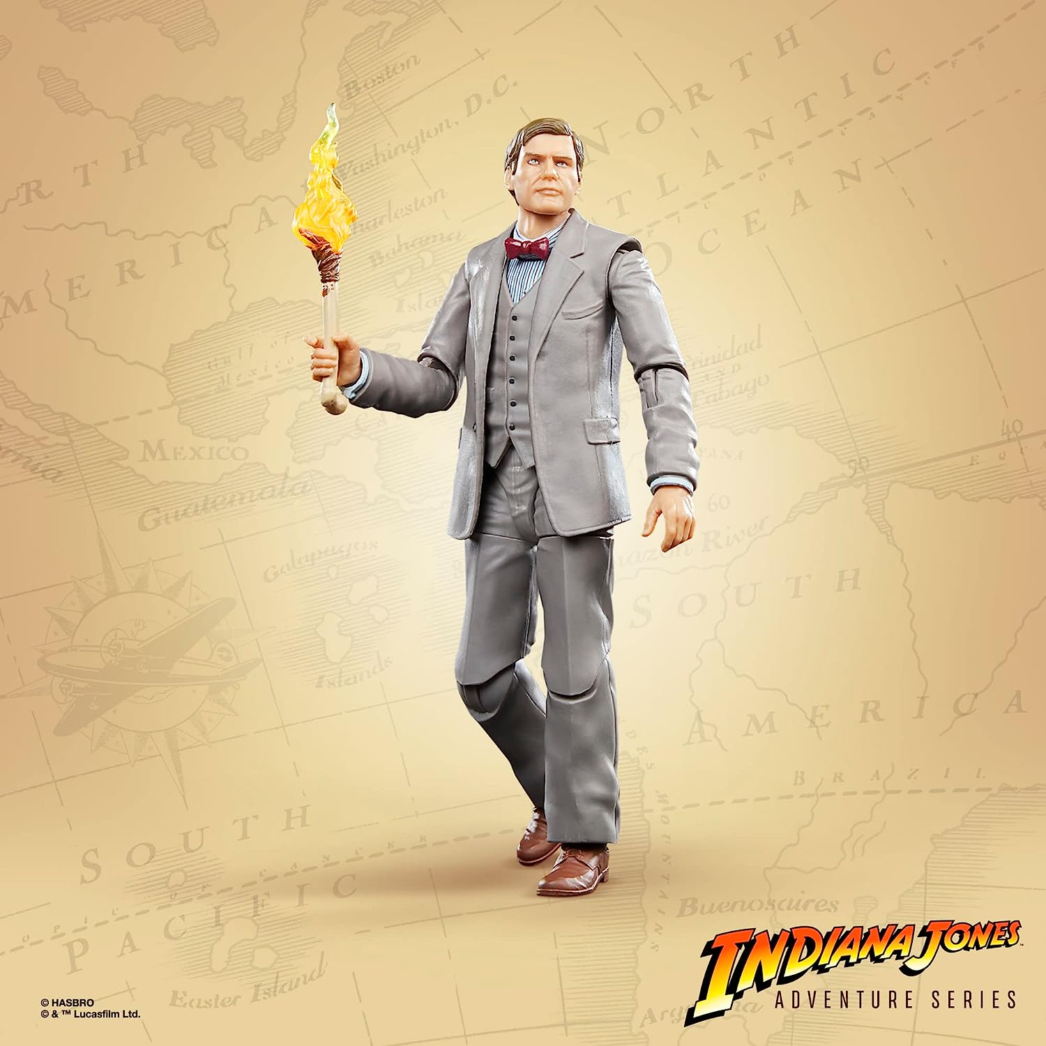 Indiana Jones Adventure Series Indiana Jones Professor 6-Inch Action Figure画像
