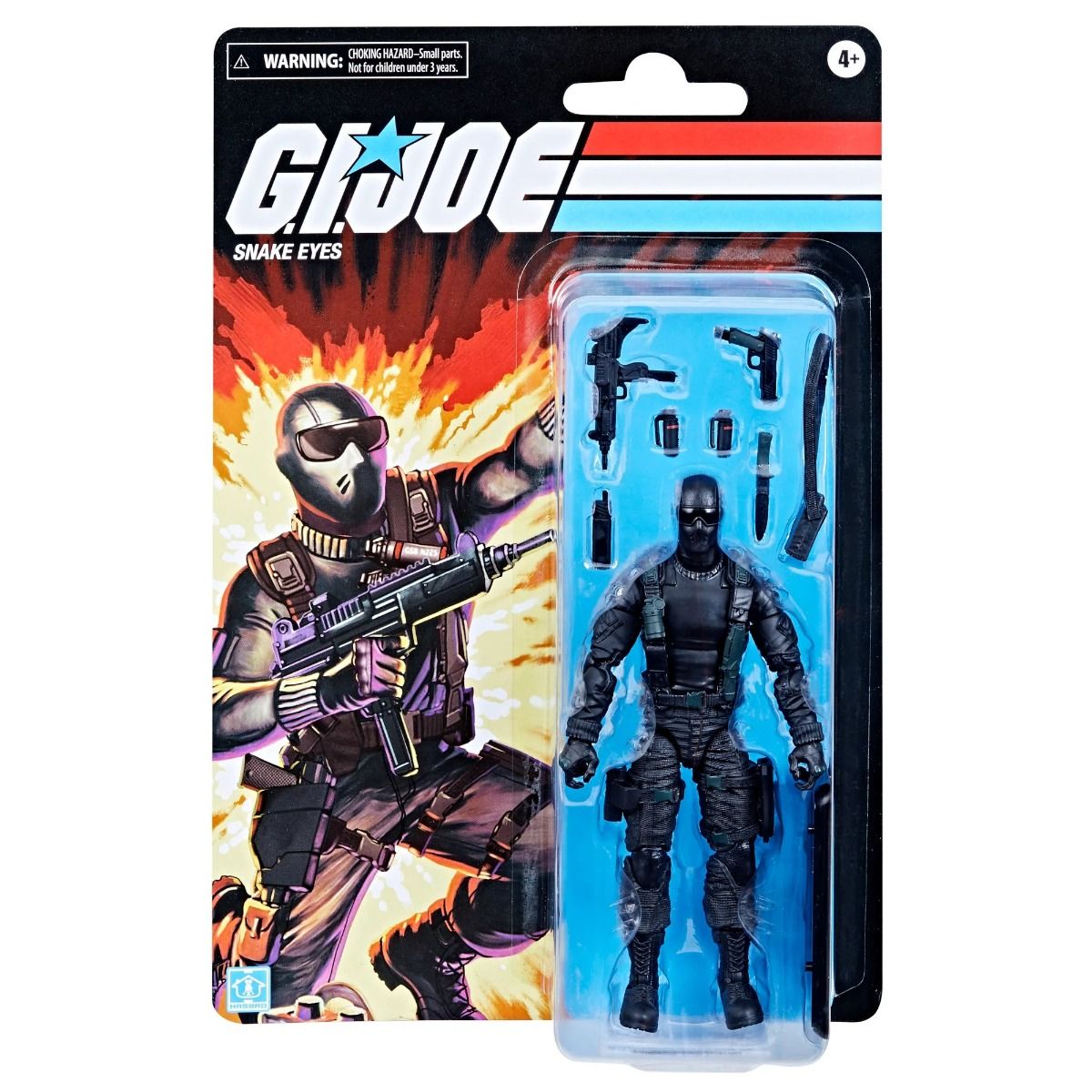G.I. Joe Classified Series Retro Cardback Snake Eyes 6-Inch Action Figure画像