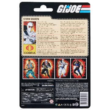 G.I. Joe Classified Series Retro Cardback Storm Shadow 6-Inch Action Figure画像