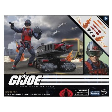 G.I. Joe Classified Series Scrap-Iron & Anti-Armor Drone (74) 6-Inch Action Figure画像