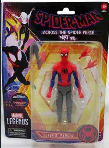 Marvel Legends Retro Cardback Spider-Man AtSV Peter B. Parker 6-Inch Action Figure画像