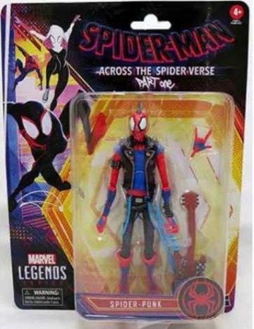 Marvel Legends Retro Cardback Spider-Man AtSV Spider-Punk 6-Inch Action Figure画像