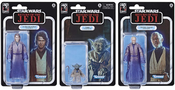 Star Wars TBS RotJ 40th anniv Force Spirits 6-Inch Action Figure 3-Pack画像