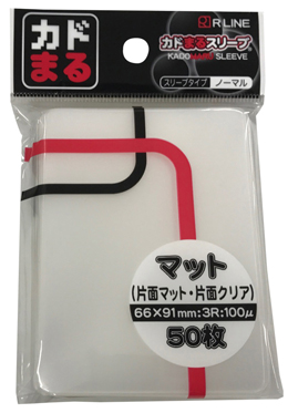 カドまるスリーブ ノーマル　マット＆クリアの画像