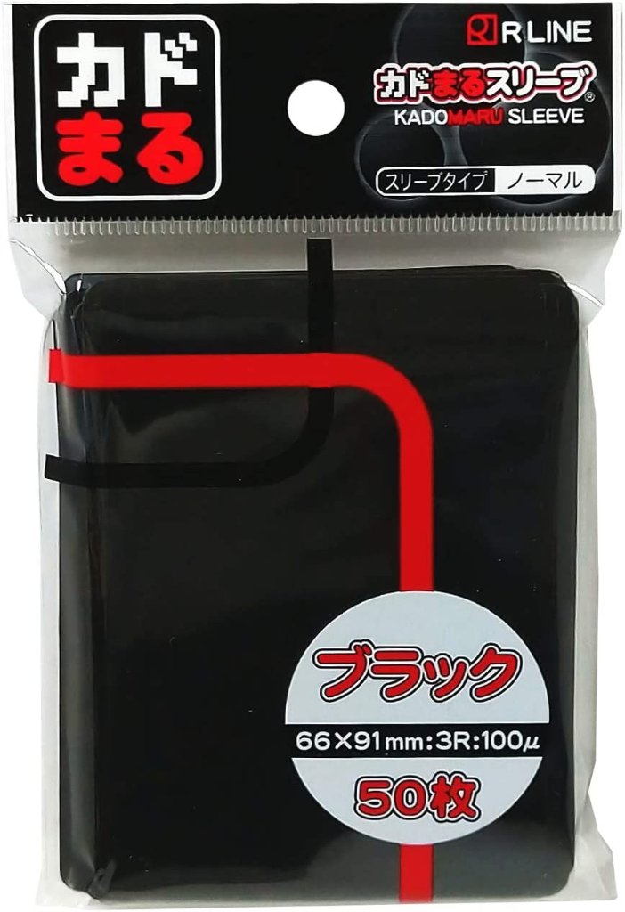 カドまるスリーブ ノーマル　ブラックの画像