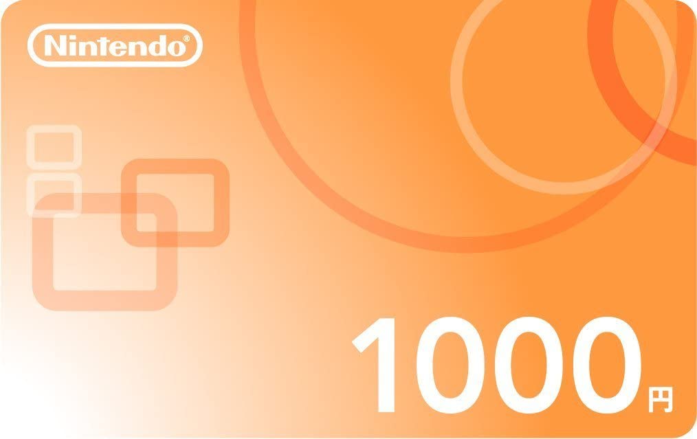Nintendo eShop card 1000JPY 日本版 JP ニンテンドープリペイドカード 1000円の画像