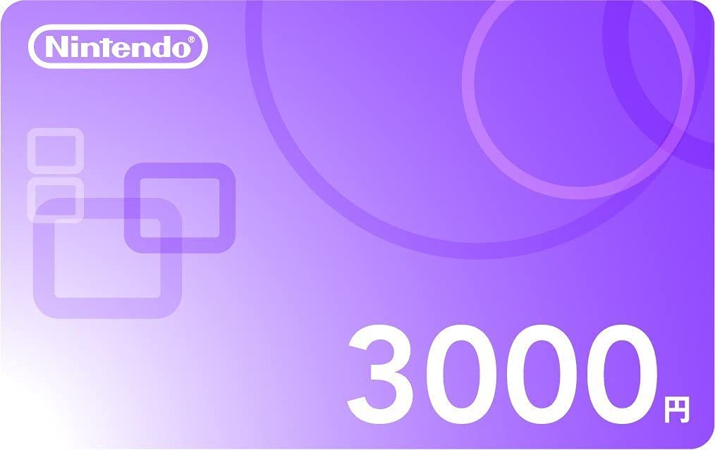 Nintendo eShop card 3000JPY 日本版 JP ニンテンドープリペイドカード 3000円の画像