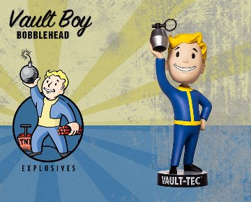 Fallout 4 Vault Boy 111 5-Inch BH2 EXPLOSIVES画像