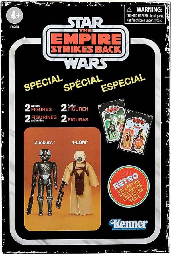 Star Wars Retro Collection tESB 4-LOM & Zuckuss 2-Packの画像