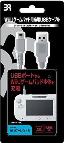 WiiU ゲームパッド用 USB充電ケーブル 3.0m画像