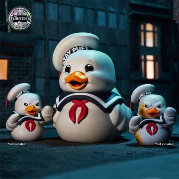 Ghostbusters Giant Stay Puft Marshmallow Man TUBBZ Cosplaying Duck XLサイズ マシュマロ香り付き画像