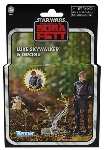 Star Wars TVC BoBF Luke Skywalker & Grogu 3 3/4-Inch Action Figure画像