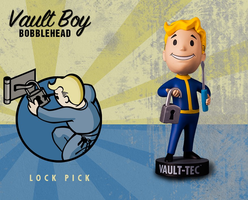 Fallout 4 Vault Boy 111 5-Inch BH1 LOCK PICK画像