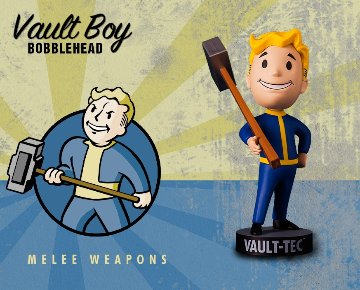 Fallout 4 Vault Boy 111 5-Inch BH1 MELEE WEAPONS画像