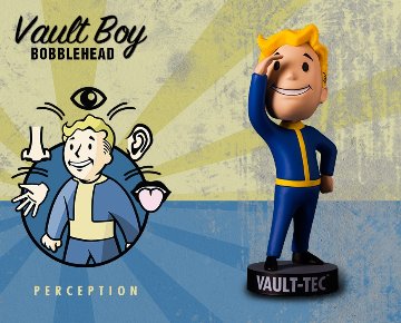 Fallout 4 Vault Boy 111 5-Inch BH1 PERCEPTION画像