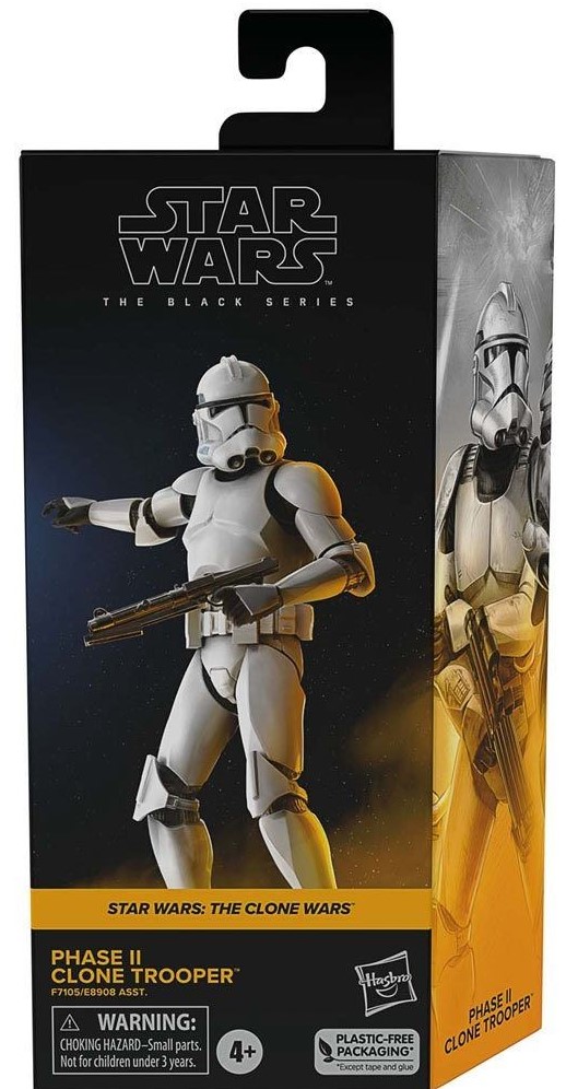 Star Wars TBS tCW Phase II Clone Trooper 6-Inch Action Figure 正規品画像