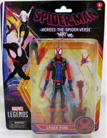 Marvel Legends Retro Cardback Spider-Man AtSV Spider-Punk 6-Inch Action Figure 正規品の画像