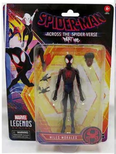 Marvel Legends Retro Cardback Spider-Man AtSV Miles Morales 6-Inch Action Figure 正規品の画像