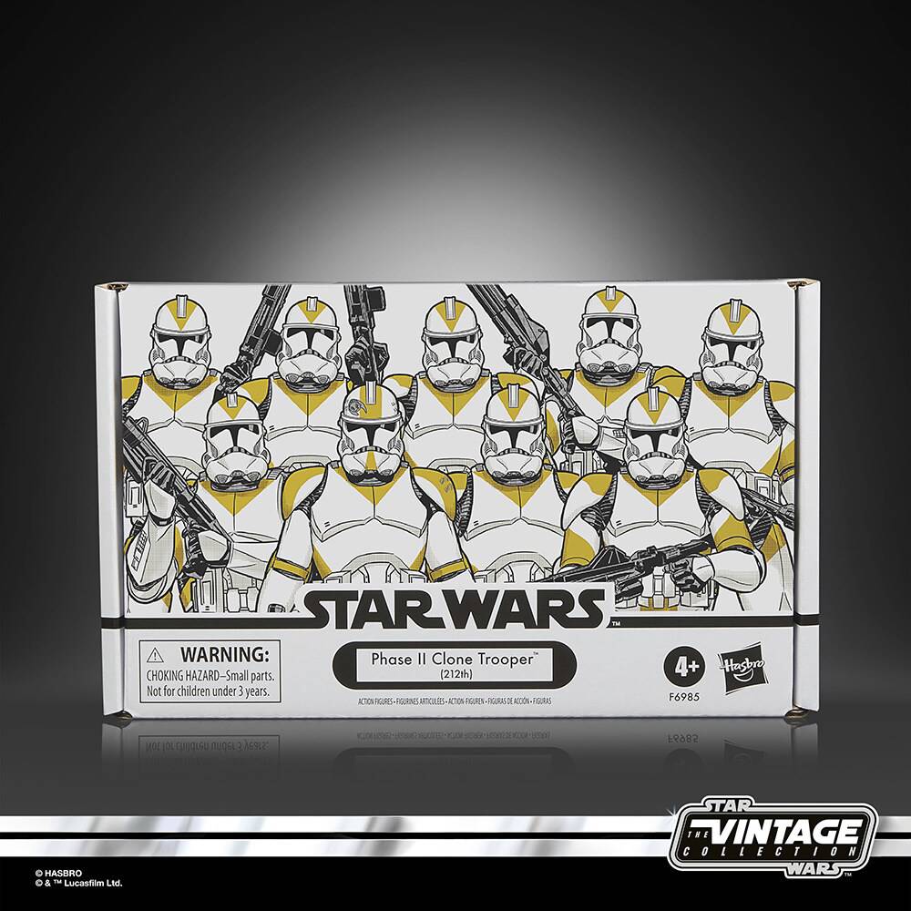Star Wars TVC Phase II Clone Trooper(212th) 3 3/4-Inch Action Figure 4-Pack画像