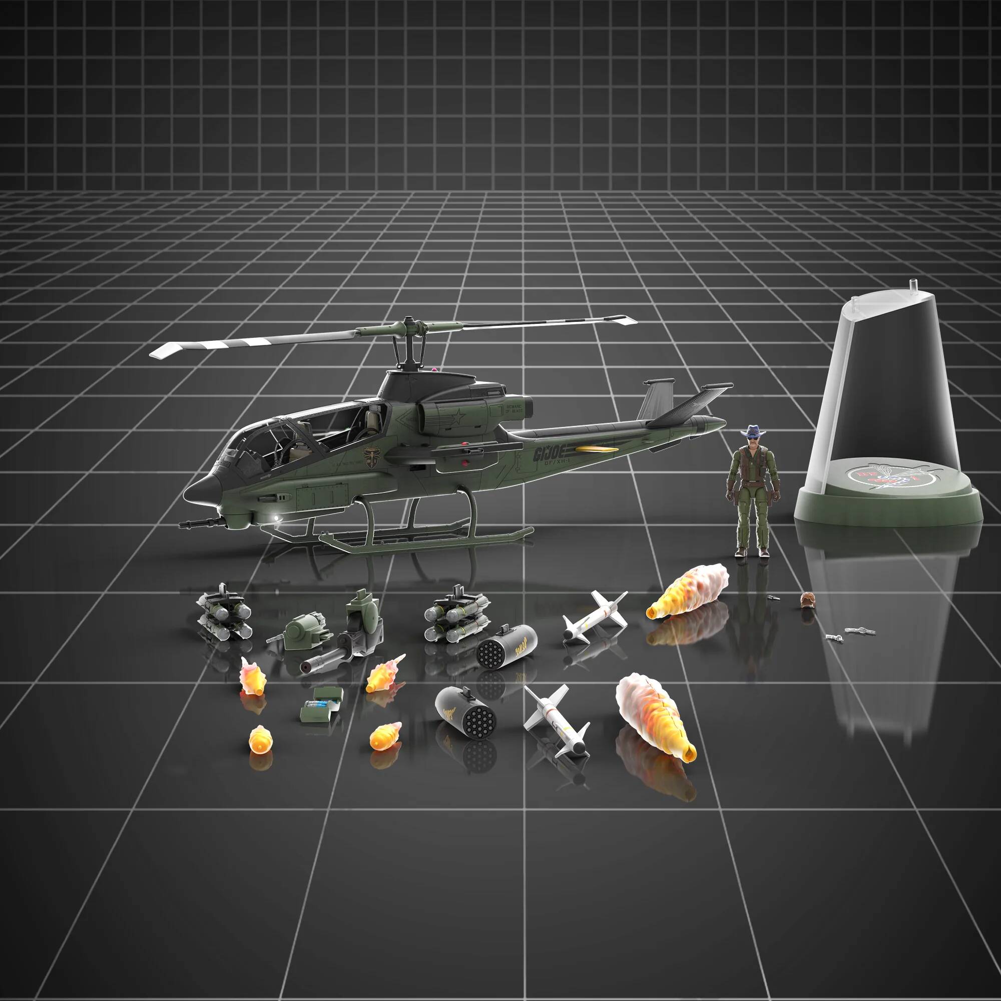 G.I. Joe Classified Series G.I. Joe Assault Copter Dragonfly (XH-1) Haslab Project画像