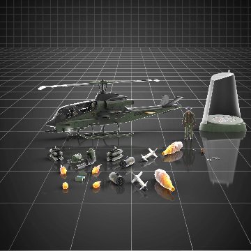 G.I. Joe Classified Series G.I. Joe Assault Copter Dragonfly (XH-1) Haslab Project画像