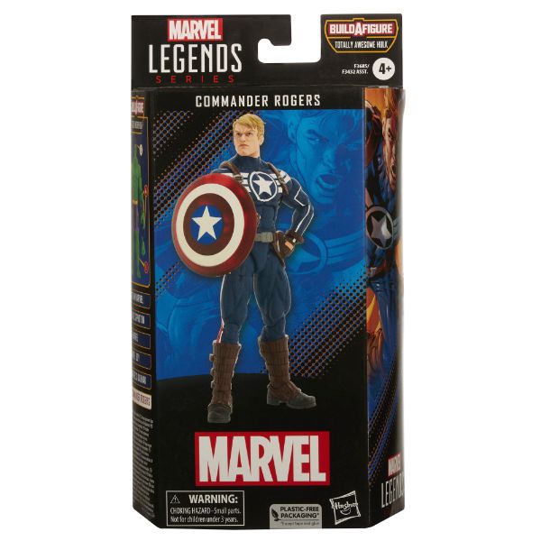 Marvel Legends BAF Totally Awesome Hulk Commander Rogers 6-Inch Action Figure 正規品画像