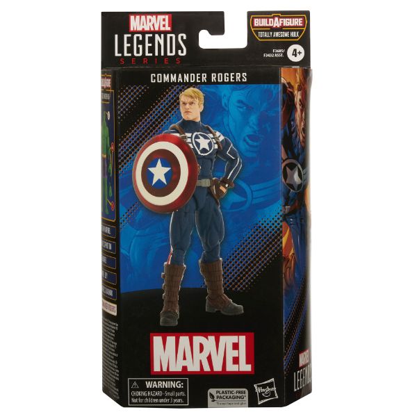 Marvel Legends BAF Totally Awesome Hulk Commander Rogers 6-Inch Action Figure 正規品の画像