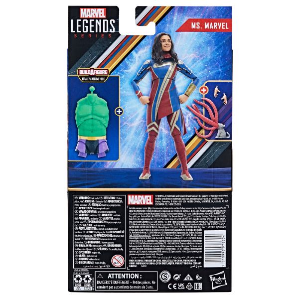 Marvel Legends BAF Totally Awesome Hulk The Marvels Ms. Marvel 6-Inch Action Figure 正規品画像