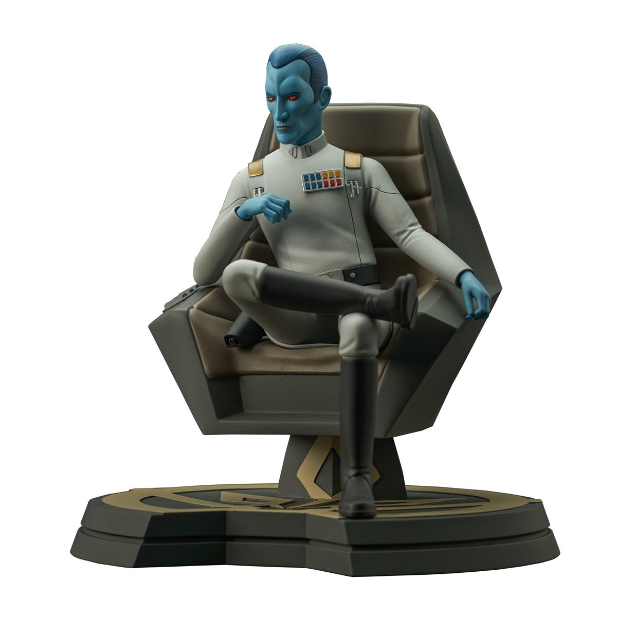 Star Wars Rebels Thrawn on Throne Premier Collection 1:7 Scale Statue画像