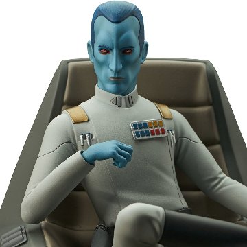Star Wars Rebels Thrawn on Throne Premier Collection 1:7 Scale Statue画像