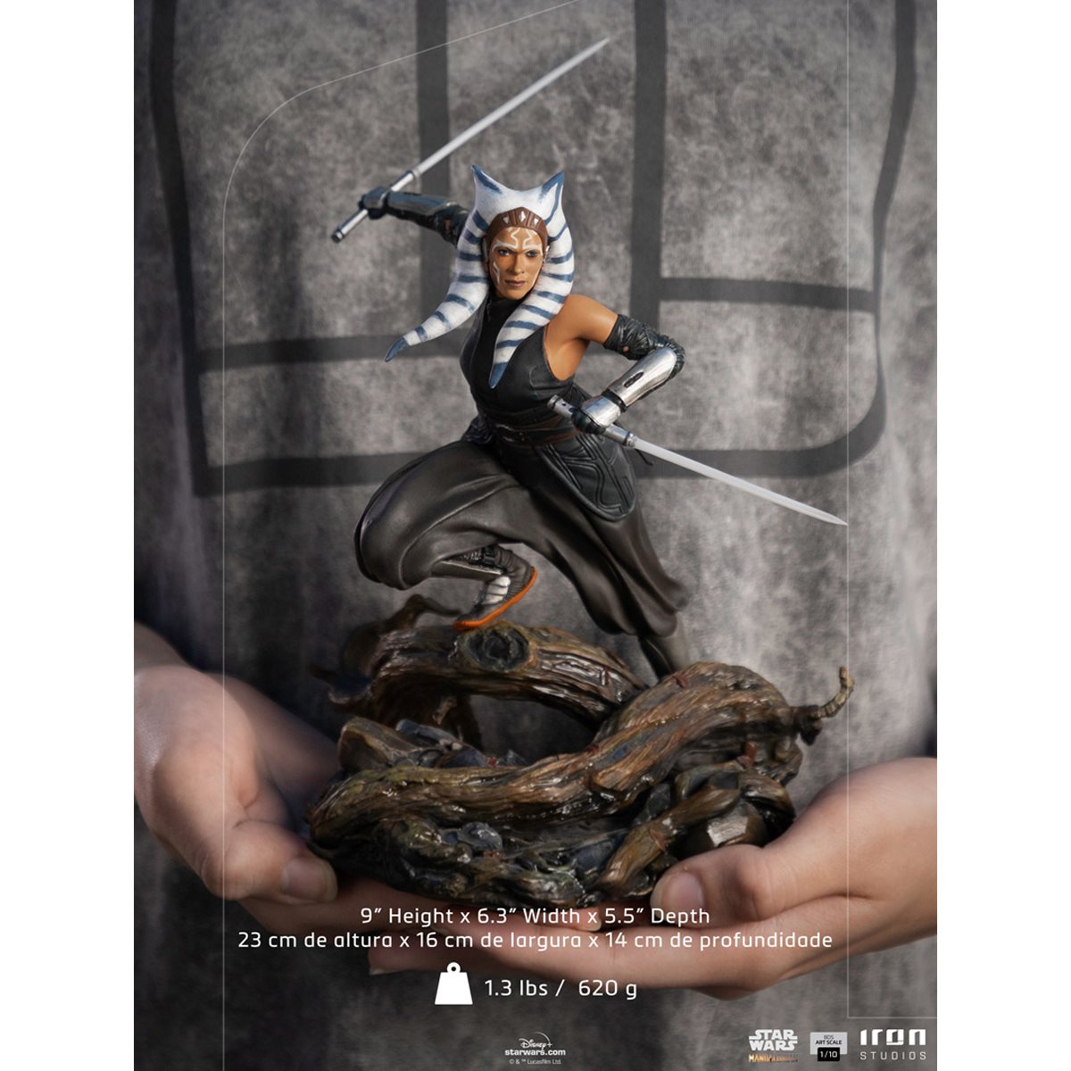 Star Wars: The Mandalorian Ahsoka Tano Art 1:10 Scale Statue画像