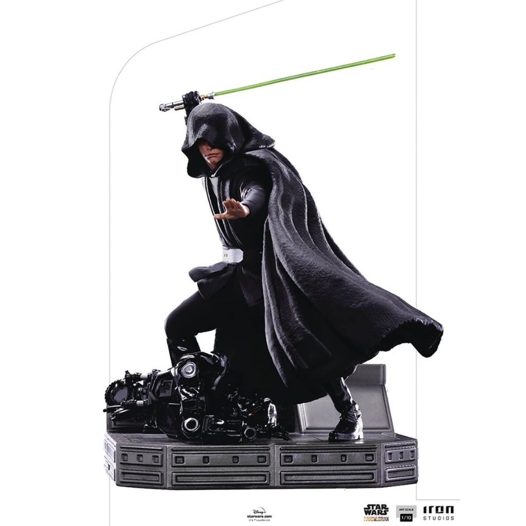 Star Wars: The Mandalorian Luke Skywalker Combat Version Art 1:10 Scale Statueの画像