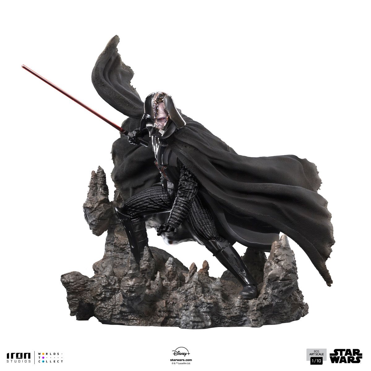 Star Wars: Obi-Wan Kenobi Darth Vader Art 1:10 Scale Statue画像