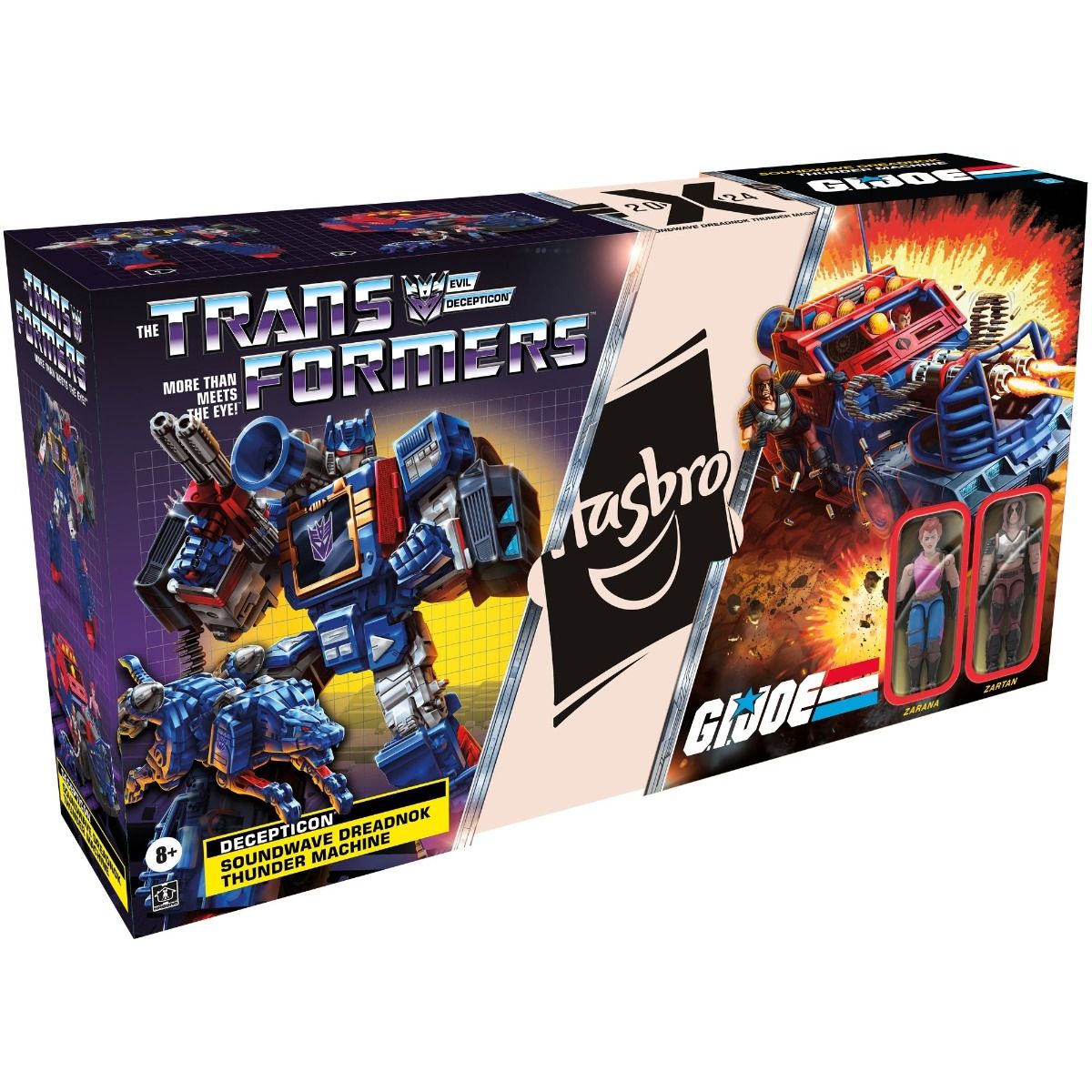 Transformers G.I. Joe Soundwave Dreadnok Thunder Machine Zartan & Zarana Action Figure 2-Pack画像