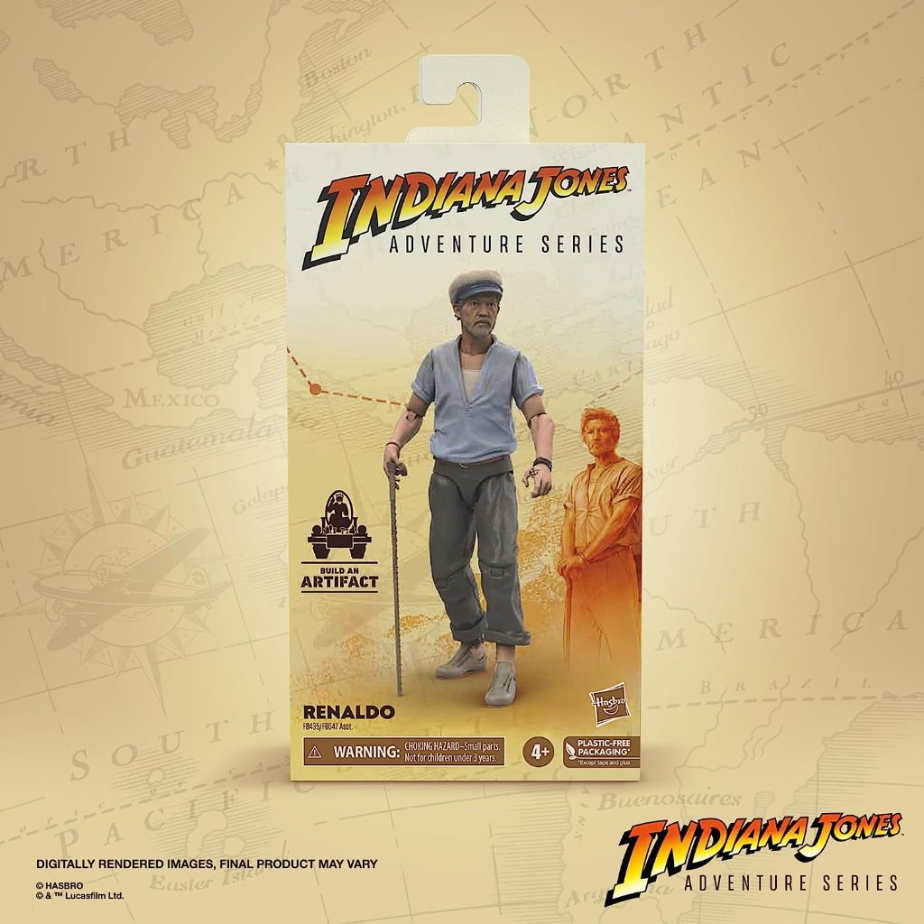 Indiana Jones Adventure Series Renaldo(Dial of Destiny) 6-Inch Action Figure の画像