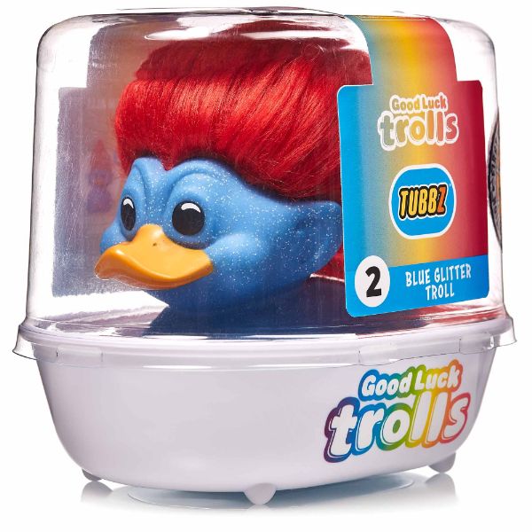 Trolls Glitter Blue Troll (Blue with Red Hair) TUBBZ Cosplaying Duck画像