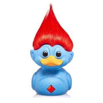 TUBBZ 1ST EDITION Trolls Glitter Blue Troll(Blue with Red Hair)の画像