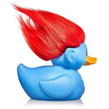 TUBBZ 1ST EDITION Trolls Glitter Blue Troll(Blue with Red Hair)の画像