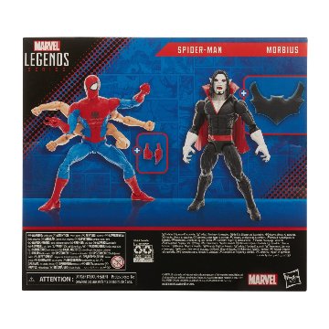 Marvel Legends the Amazing Spider-Man Spider-Man and Morbius 6-Inch Action Figure 2-Pack画像