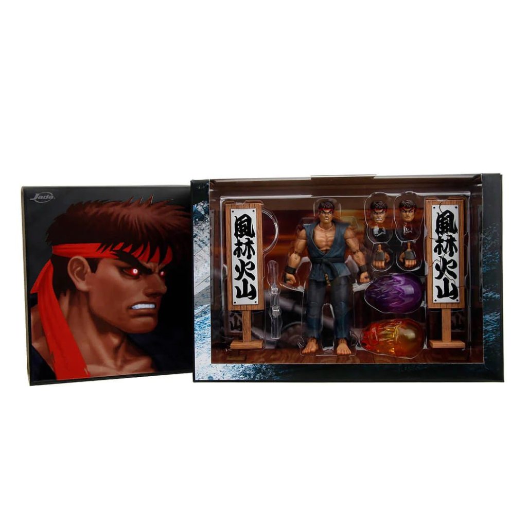 Ultra Street Fighter II Evil Ryu 6-Inch Action Figure Deluxe Set 