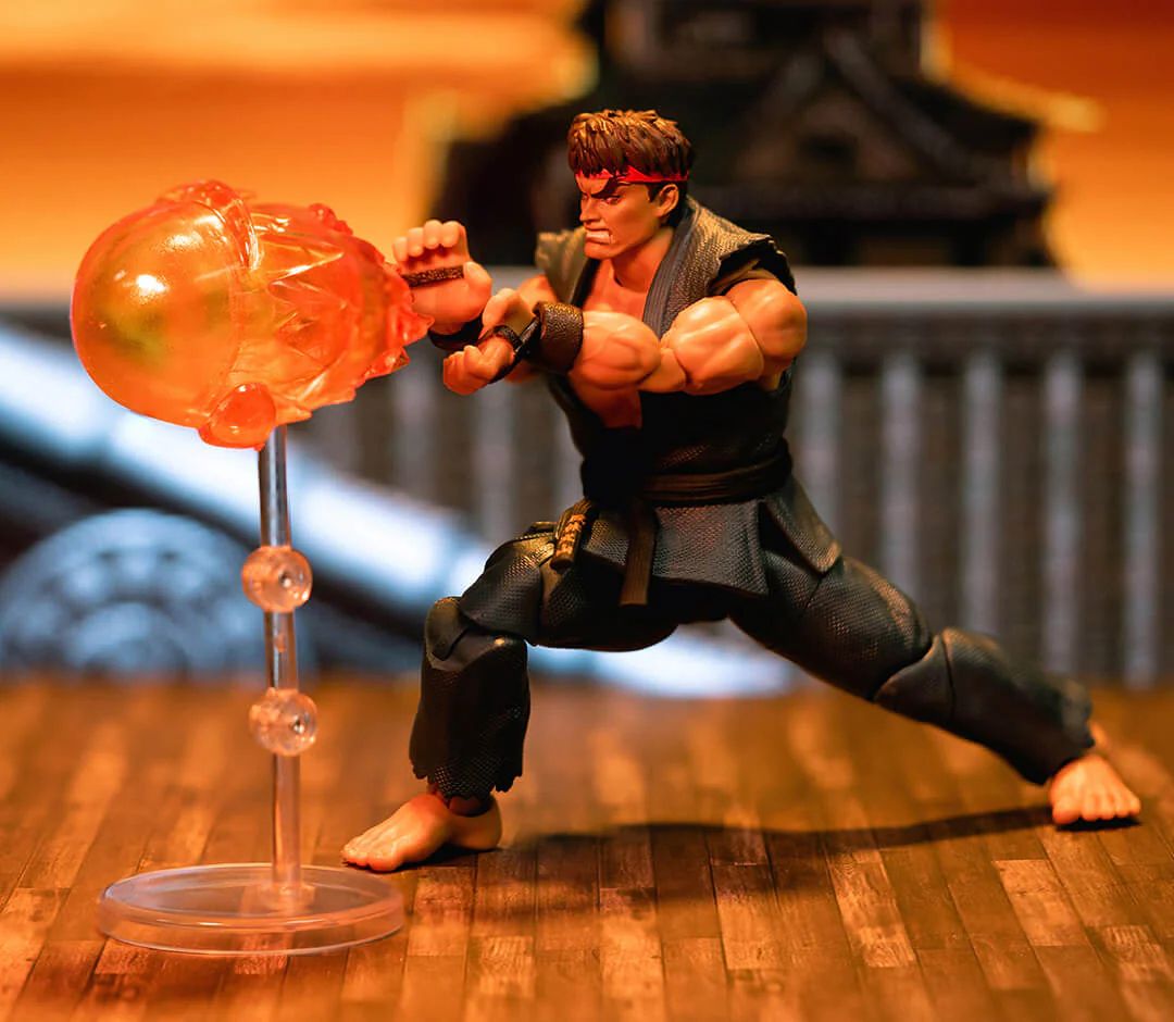 Ultra Street Fighter II Evil Ryu 6-Inch Action Figure Deluxe Set画像