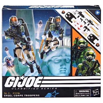 G.I. Joe Classified Series Steel Corps Trooper(95) 6-Inch Action Figure 2-Pack画像