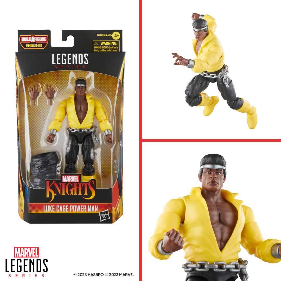 Marvel Legends BAF Mindless One MARVEL Knights Luke Cage Power Man 6-Inch Action Figure画像