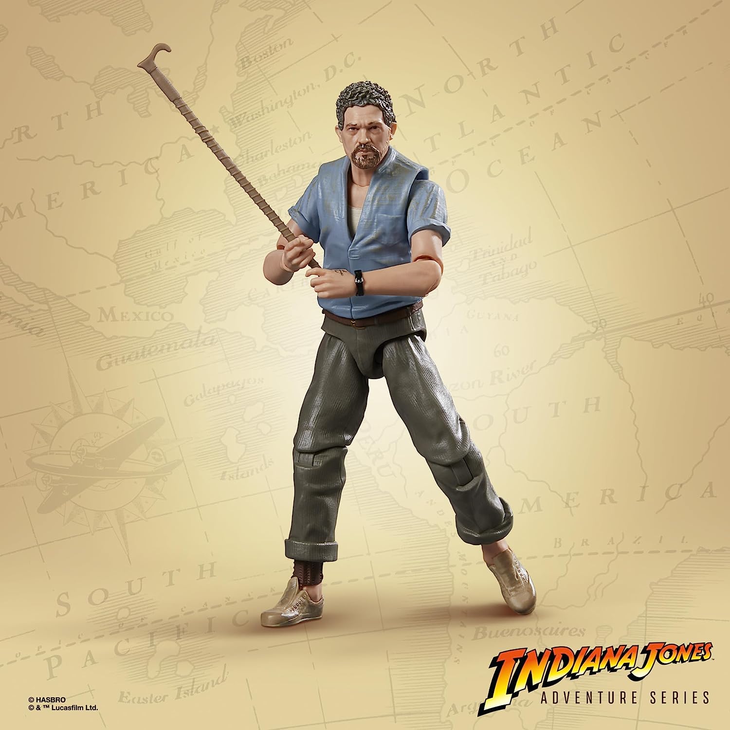 Indiana Jones Adventure Series Renaldo(Dial of Destiny) 6-Inch Action Figure 正規品画像