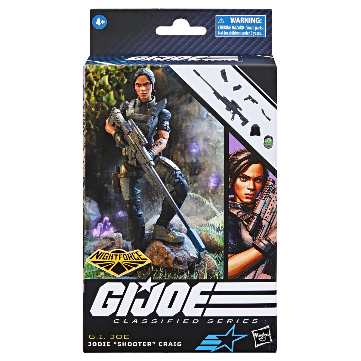 G.I. Joe Classified Series Nightforce Jodie "Shooter" Craig(90) 6-Inch Action Figure画像