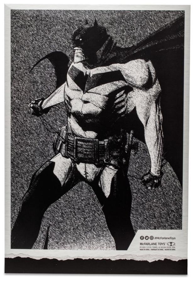 McFarlane DC Batman Batman: White Knight Sketch Edition Gold Label 7-Inch Action Figure画像