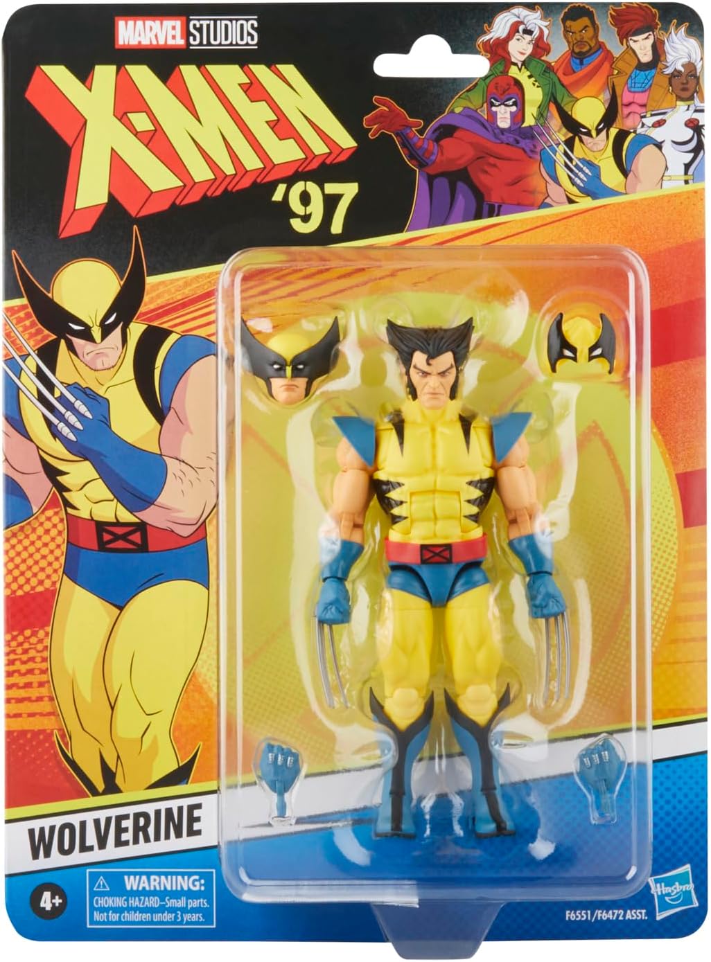 Marvel Legends Retro Cardback X-Men '97 Wolverine 6-Inch Action Figure画像