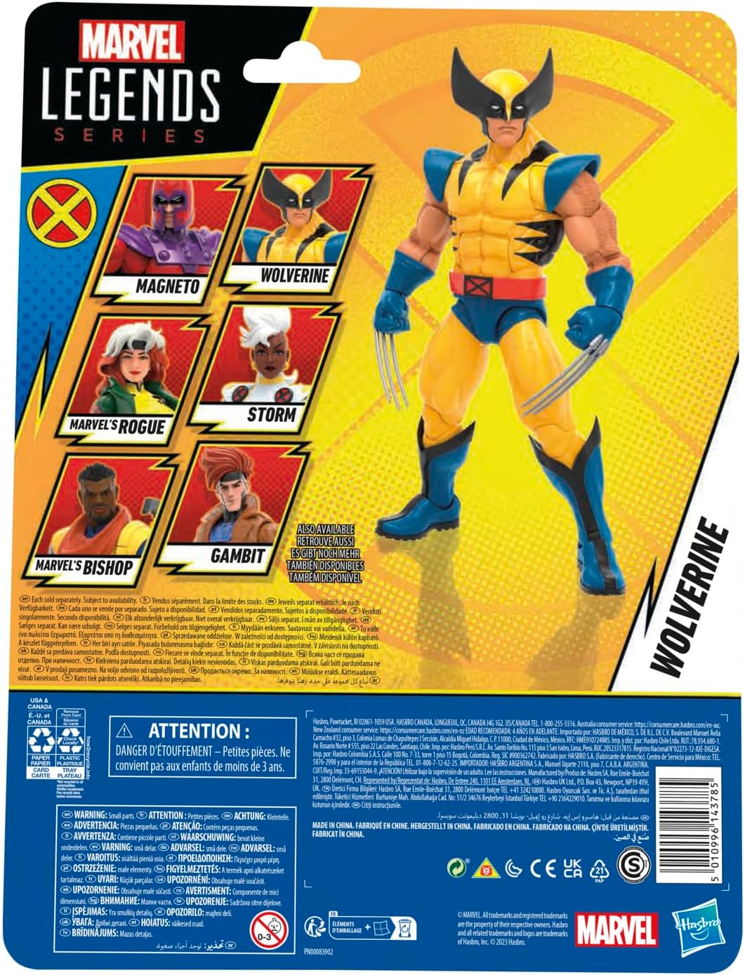 Marvel Legends Retro Cardback X-Men '97 Wolverine 6-Inch Action Figure画像