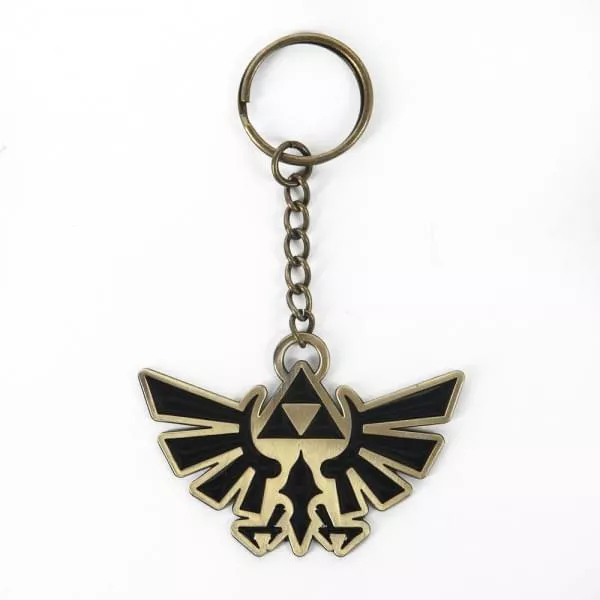 Nintendo Zelda Black Metal Keychainの画像