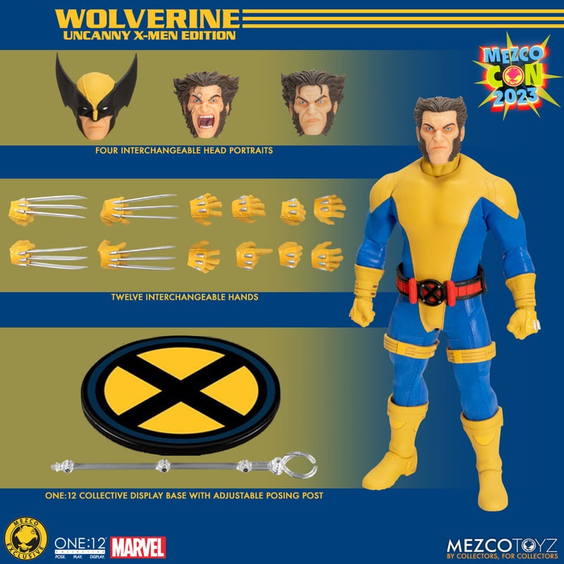 Mezco One:12 Collective Wolverine - Uncanny X-Men Editionの画像